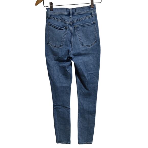 Abercrombie & Fitch Super Skinny Ankle High Rise Jeans Size 24/00 - Picture 2 of 6